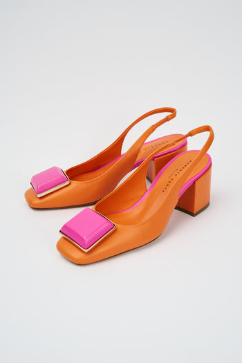 Roberto Festa Slingback Orange+barbie Donna - 3