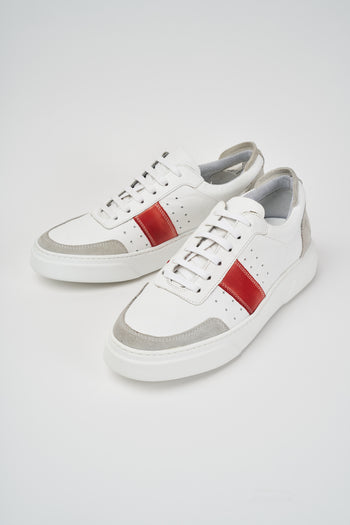 Sinfonia Sneaker Bianco Rosso Uomo - 3