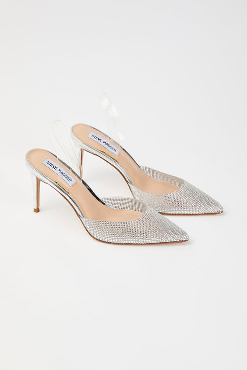 Steve Madden Sabot Silver Donna - 2