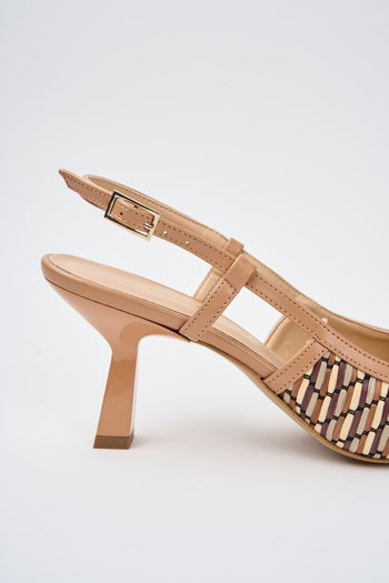 Tre Emme Slingback Cuoio+beige Donna - 3