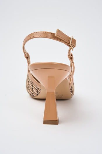 Tre Emme Slingback Cuoio+beige Donna - 4