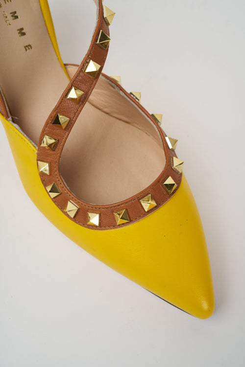 Tre Emme Slingback Giallo Cuoio Donna - 2