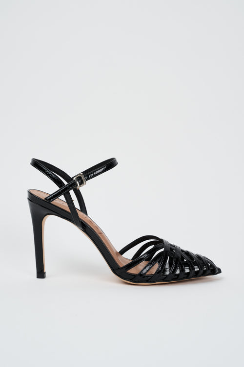 Tre Emme Sandalo Nero Donna
