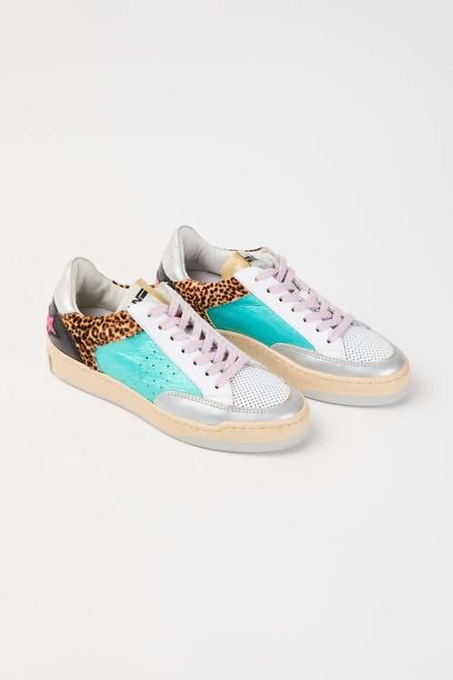 Tre Emme Sneaker Bianco Azzurro Donna - 2