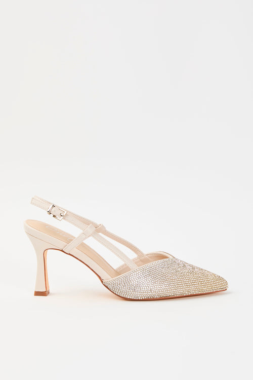 Tre Emme Slingback Nude Donna