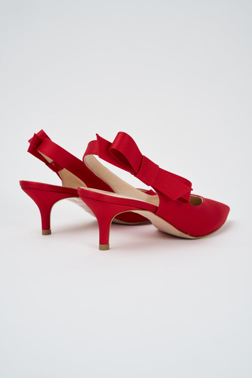 Tre Emme Slingback Rosso Donna - 2
