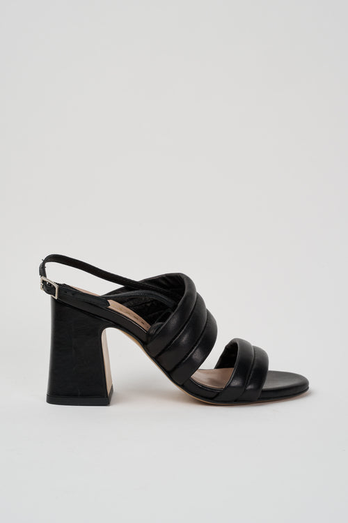 Tre Emme Sandalo Nero Donna