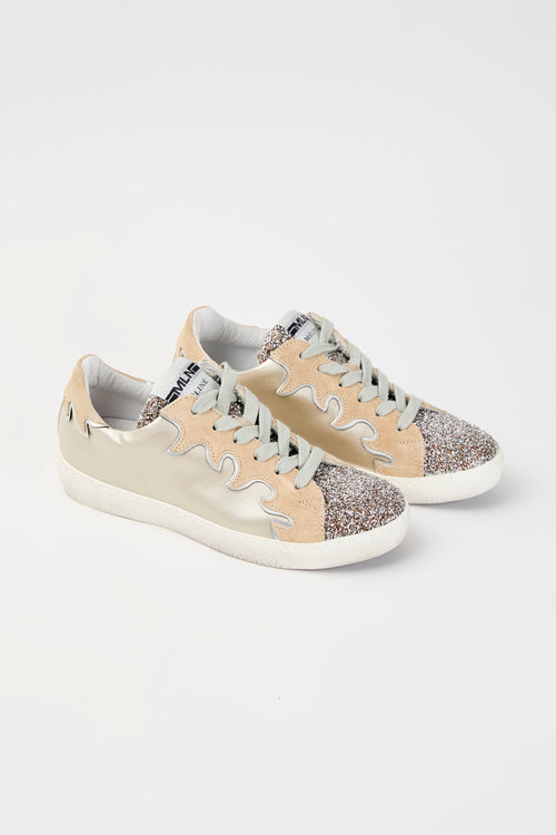 Tre Emme Sneaker Platino Oro Donna - 2