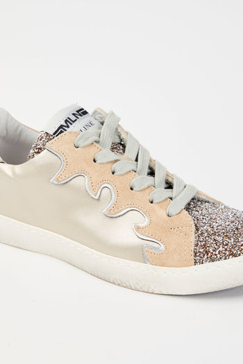 Tre Emme Sneaker Platino Oro Donna - 3
