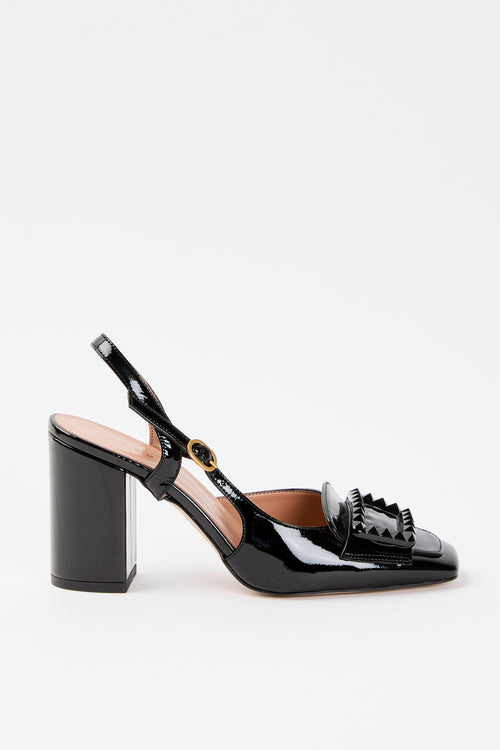 Tre Emme Slingback Nero Donna