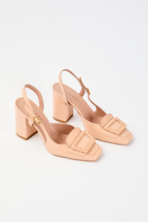 Tre Emme Slingback Nude Donna - 2