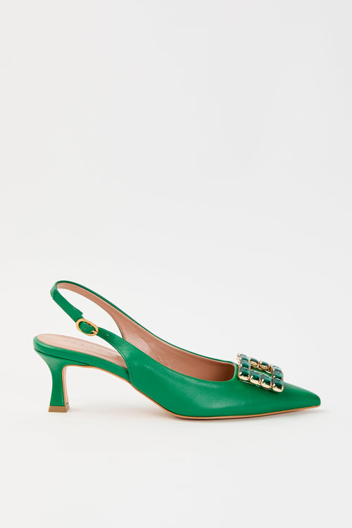 Tre Emme Slingback Green Donna