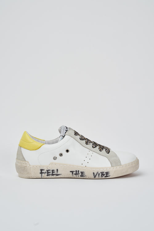 Tre Emme Sneaker Bianco Giallo Donna