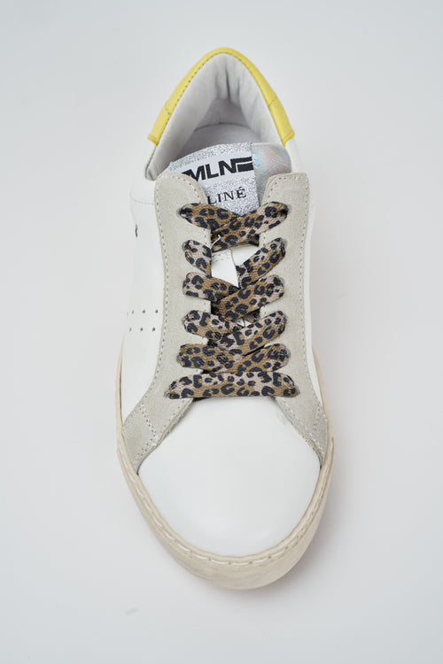 Tre Emme Sneaker Bianco Giallo Donna - 2
