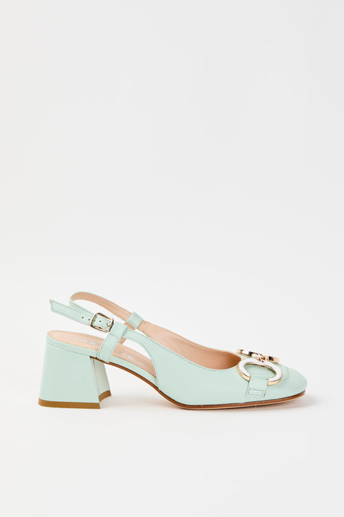 Tre Emme Slingback Bianco Donna