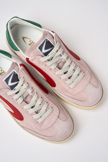 Valsport Sneaker Bianco/rosa/oliva Unisex - 3
