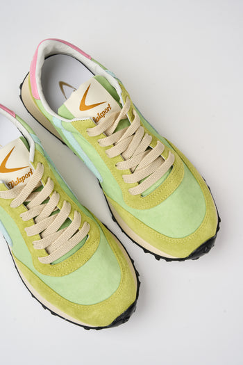 Valsport Sneaker Verde Acido/azzurro/rosa Uomo - 3