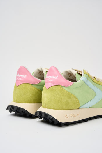 Valsport Sneaker Verde Acido/azzurro/rosa Uomo - 5