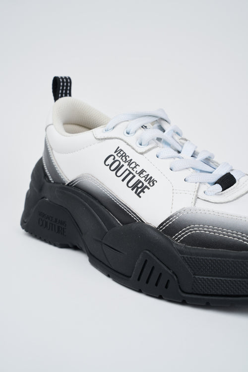 Versace Jeans Couture Sneaker White Black Uomo - 2