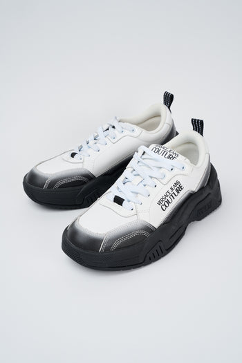 Versace Jeans Couture Sneaker White Black Uomo - 3