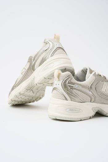 New Balance Sneaker Gold Metallic/linen Donna - 4
