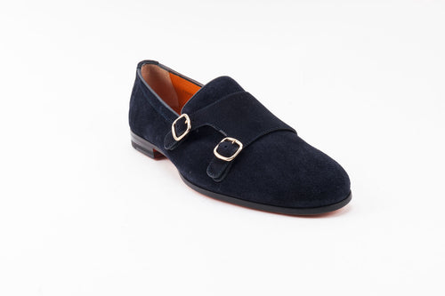 Santoni Mocassino Blu Uomo - 2