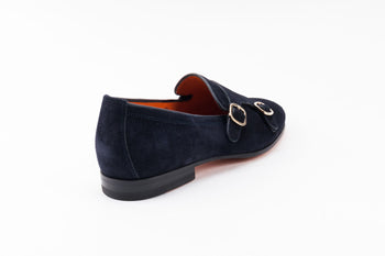 Santoni Mocassino Blu Uomo - 3