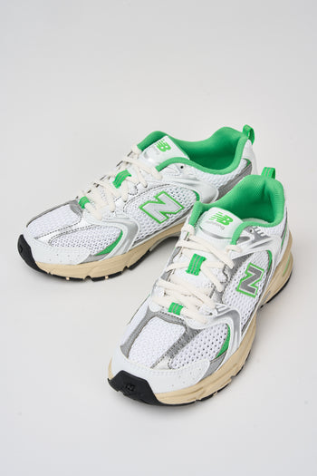 New Balance Sneaker White/lime Unisex - 7