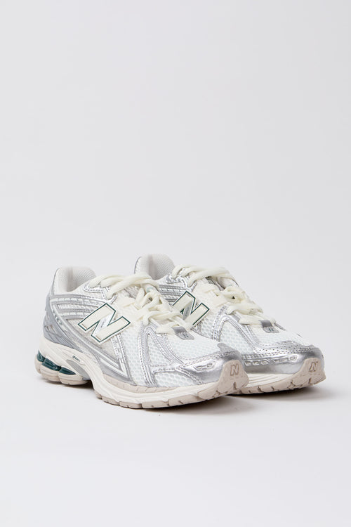 New Balance Sneaker Silver Metallic/off White Unisex - 2