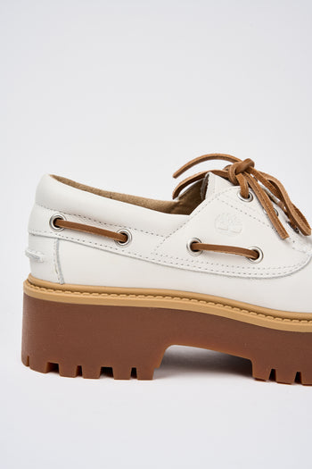 Timberland Mocassino White Full Grain Donna - 4