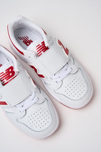 New Balance Sneaker White Bambino - 3