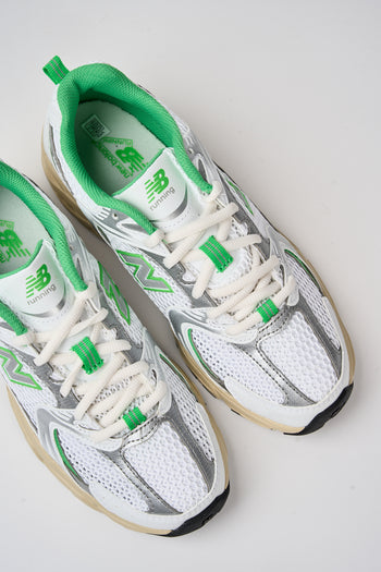 New Balance Sneaker White/lime Unisex - 3