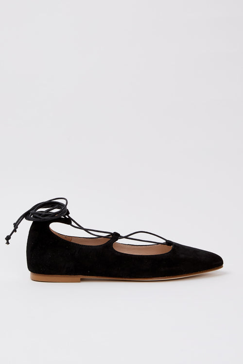 Tre Emme Ballerina Nero Donna