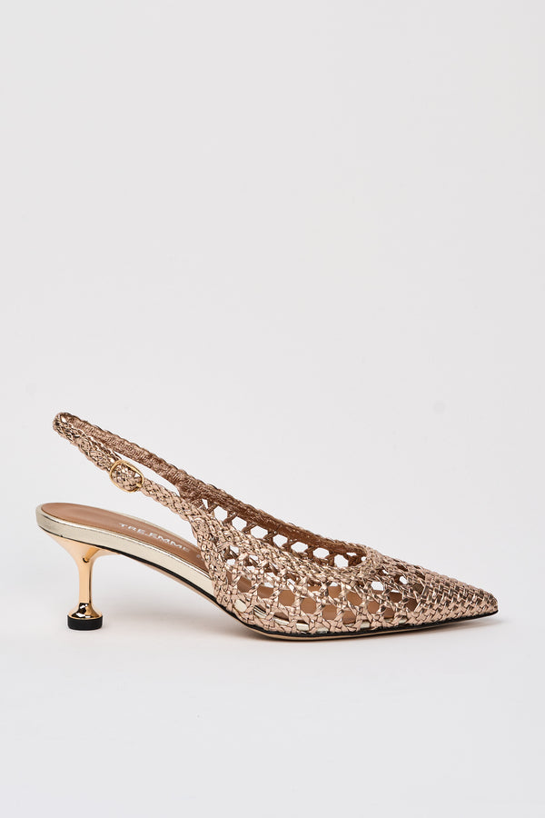 Tre Emme Slingback Gold Donna