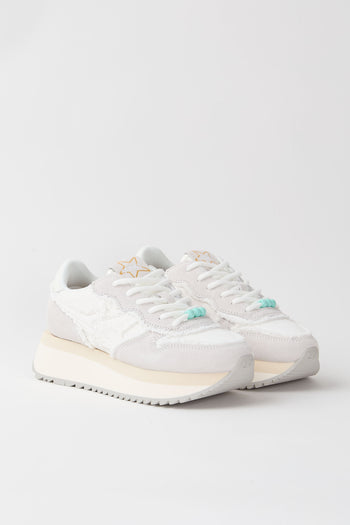 Sun68 Sneaker Bianco Panna Donna - 3
