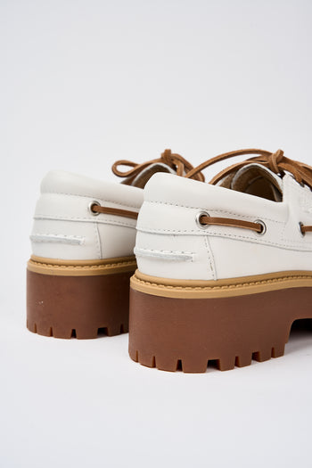 Timberland Mocassino White Full Grain Donna - 5