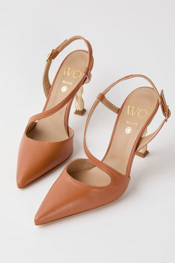 Wo Milano Slingback Tangerine Donna - 5