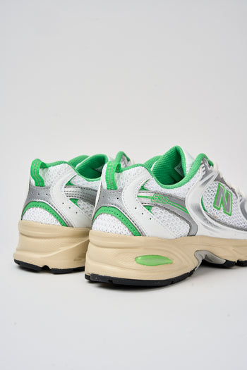 New Balance Sneaker White/lime Unisex - 6