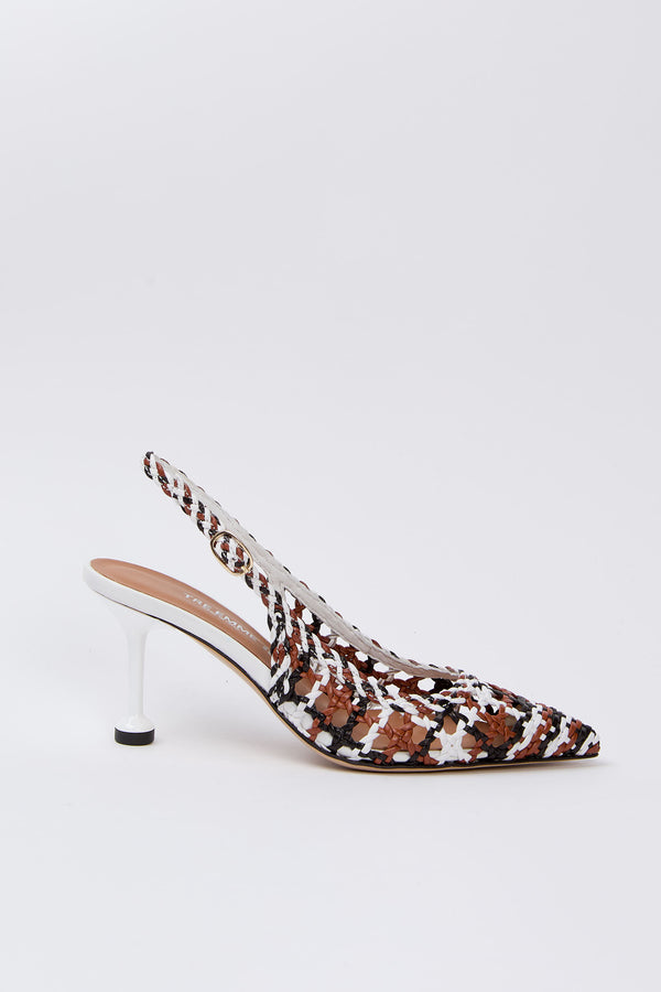 Tre Emme Slingback Black Moro Donna