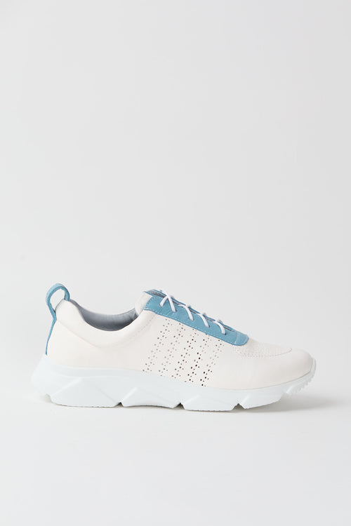 Calpierre Sneaker Bianco+azzurro Donna