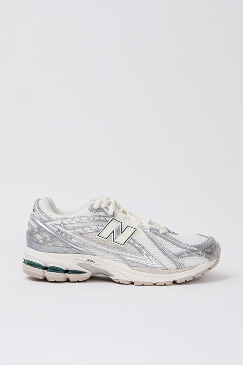 New Balance Sneaker Silver Metallic/off White Unisex