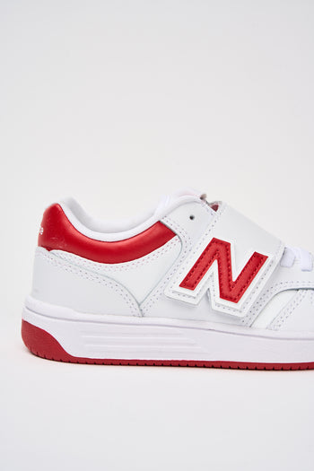 New Balance Sneaker White Bambino - 4
