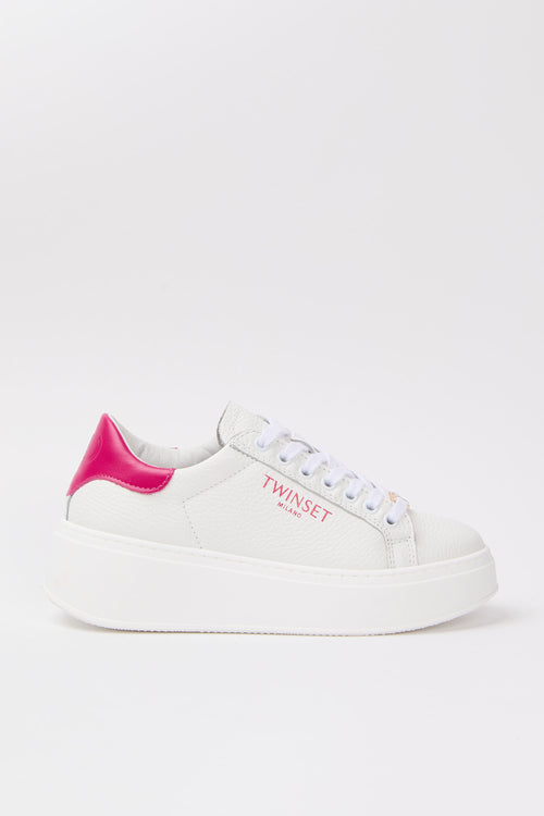 Twinset Sneaker Bianco/rose Donna