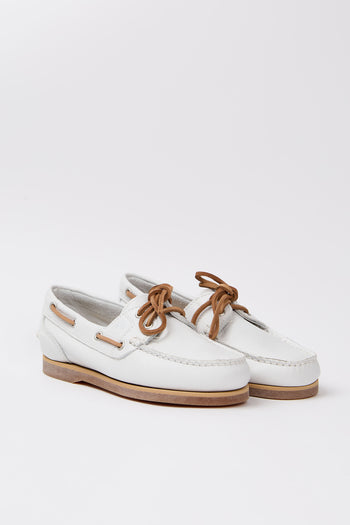 Timberland Mocassino White Full Grain Donna - 3
