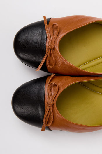 Tre Emme Ballerina Nero+legno Donna - 5