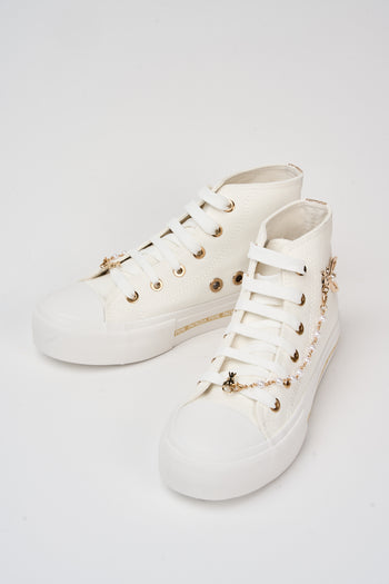 Patrizia Pepe Sneaker Bianco/platino Bambino - 7