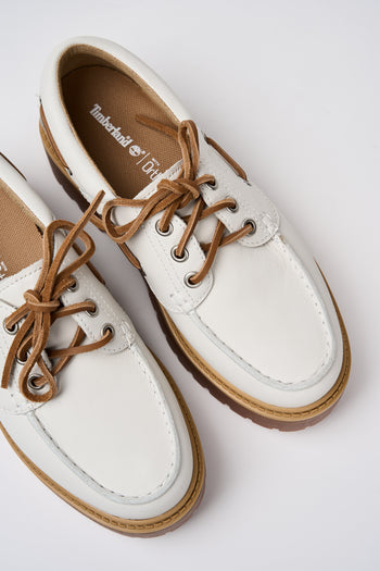 Timberland Mocassino White Full Grain Donna - 3