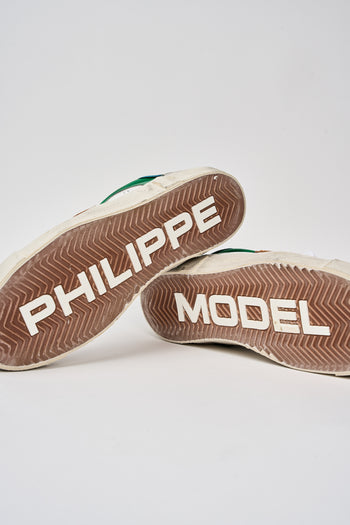 Philippe Model Sneaker Blanc Orange Uomo - 6