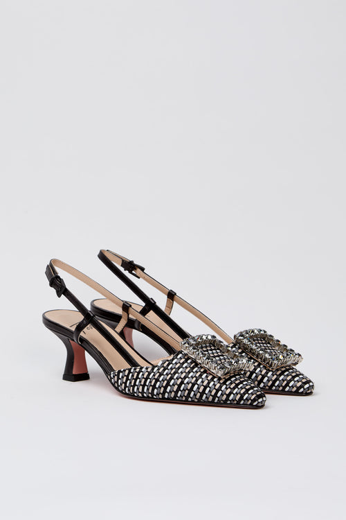 Roberto Festa Slingback Cezanne+nero Donna - 2